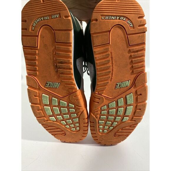 NIKE TRAINER 3 BG BASKETBALL SHOES SIZE 7Y #FZ3555 323 Green Orange Mid High Top - Picture 13 of 13